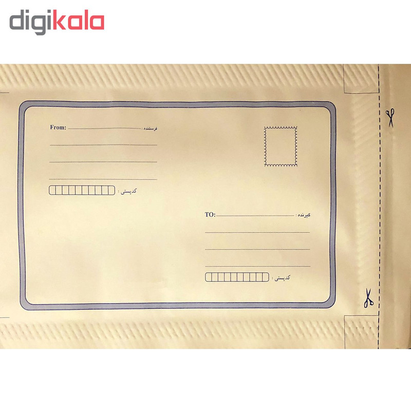 پاکت نامه پستی مدل حبابدار سایز A4 بسته 10 عددی