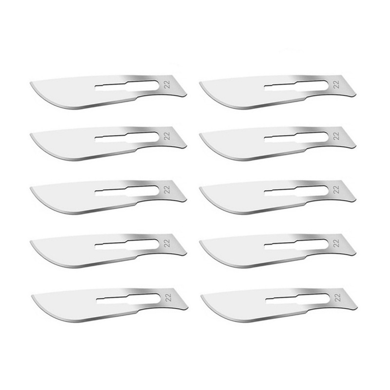 دسته تیغ جراحی مدل SRNSA شماره 4 به همراه تیغ استریل هاینز شماره 22 کدSKJMRJNQW002369 بسته 11 عددی