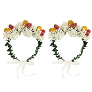 تاج مو دخترانه مدل لیمو شکری کد Q بسته 2 عددی