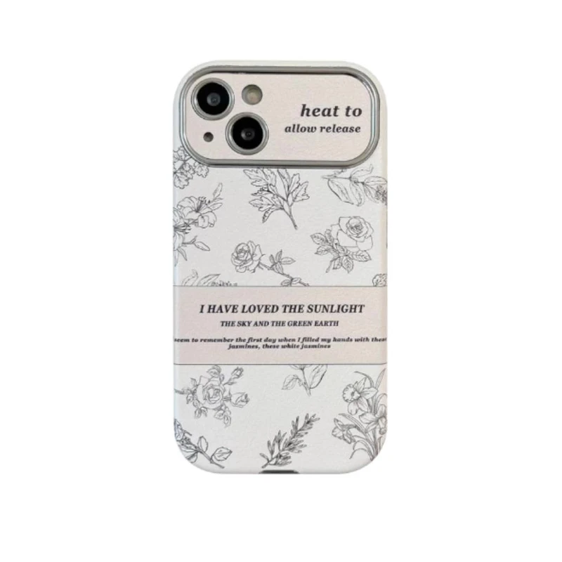 کاور مدل چرم طرح گل کد G021 مناسب برای گوشی موبایل اپل Iphone 16 promax
