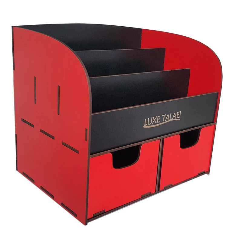 استند لوازم آرایشی لوکس طلائی مدل 008