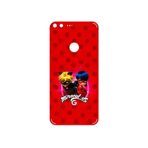 MAHOOT Ladybug and Cat Noir Cover Sticker for Google Pixel
