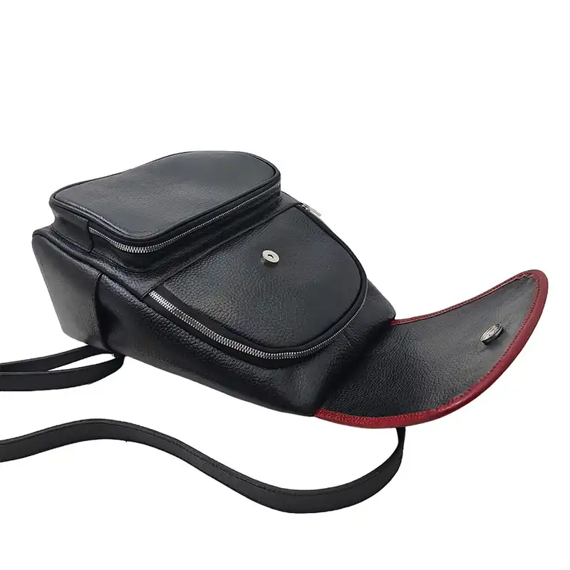 کوله پشتی زنانه مدل آریوس چرم طبیعی گاوی کد B-401