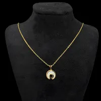 گردنبند طلا 18 عیار زنانه ناریا مدل ماه
