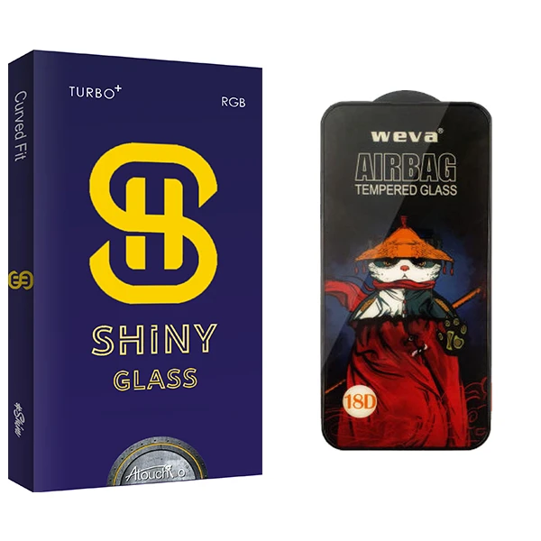 محافظ صفحه نمایش آتوچبو مدل Shiny GlassAirbag مناسب برای گوشی موبایل شیائومی Redmi Note 10 Pro