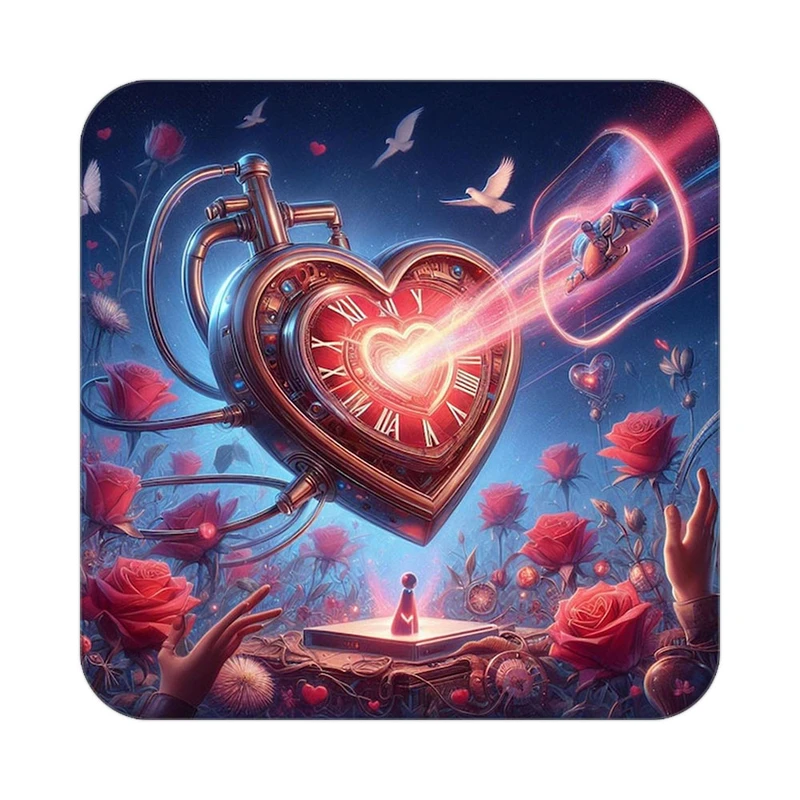 زیر لیوانی کاکتی مدل عاشقانه کد mp11748