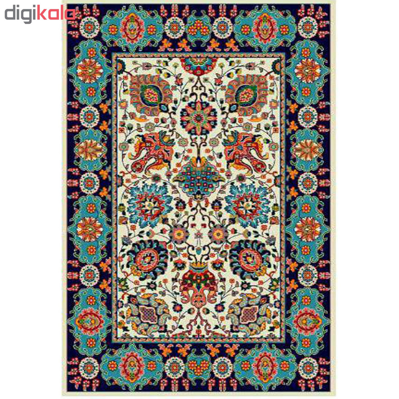 گبه ماشینی مرداس طرح گیوا زمینه کرم