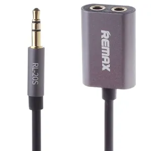 کابل AUX ریمکس مدل RL-S20 3.5 Audio Sharing طول 0.25 متر