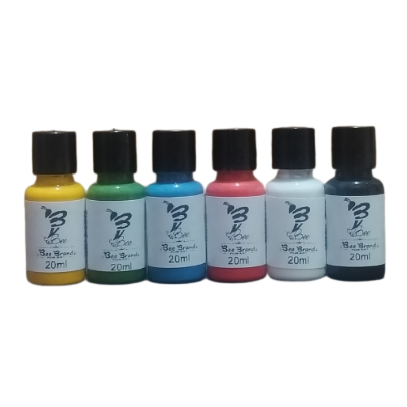 رنگ خمیری رزین اپوکسی بی مدل cp20 حجم 20 میلی لیتر  بسته 6 عددی