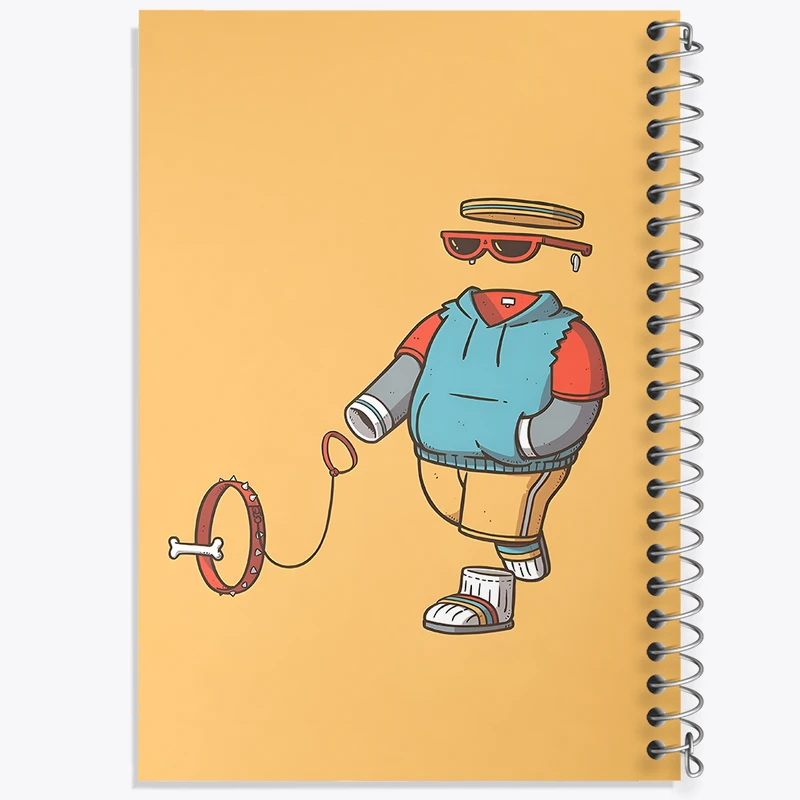 دفتر مشق 50 برگ خندالو طرح روح کد N3382