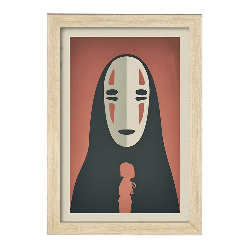 تابلو خندالو مدل انیمه شهر اشباح (Spirited Away) کد F3484