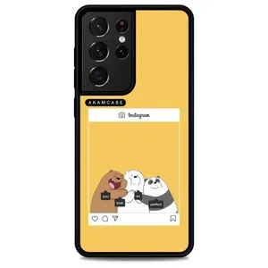 AKAM AMCWSGS21U-BARE BEAR5 Cover For Samsung Galaxy S21 Ultra