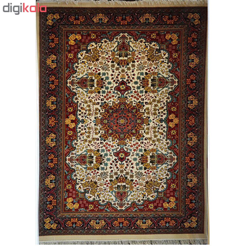 گبه ماشینی مرداس طرح گیوا زمینه کرم
