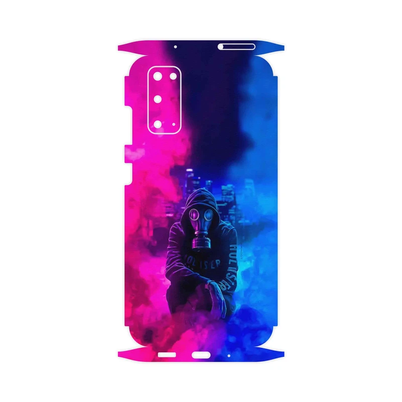 برچسب پوششی ماهوت مدل Smoke Rainbow Digital Art 2-FullSkin مناسب برای گوشی موبایل سامسونگ Galaxy S20