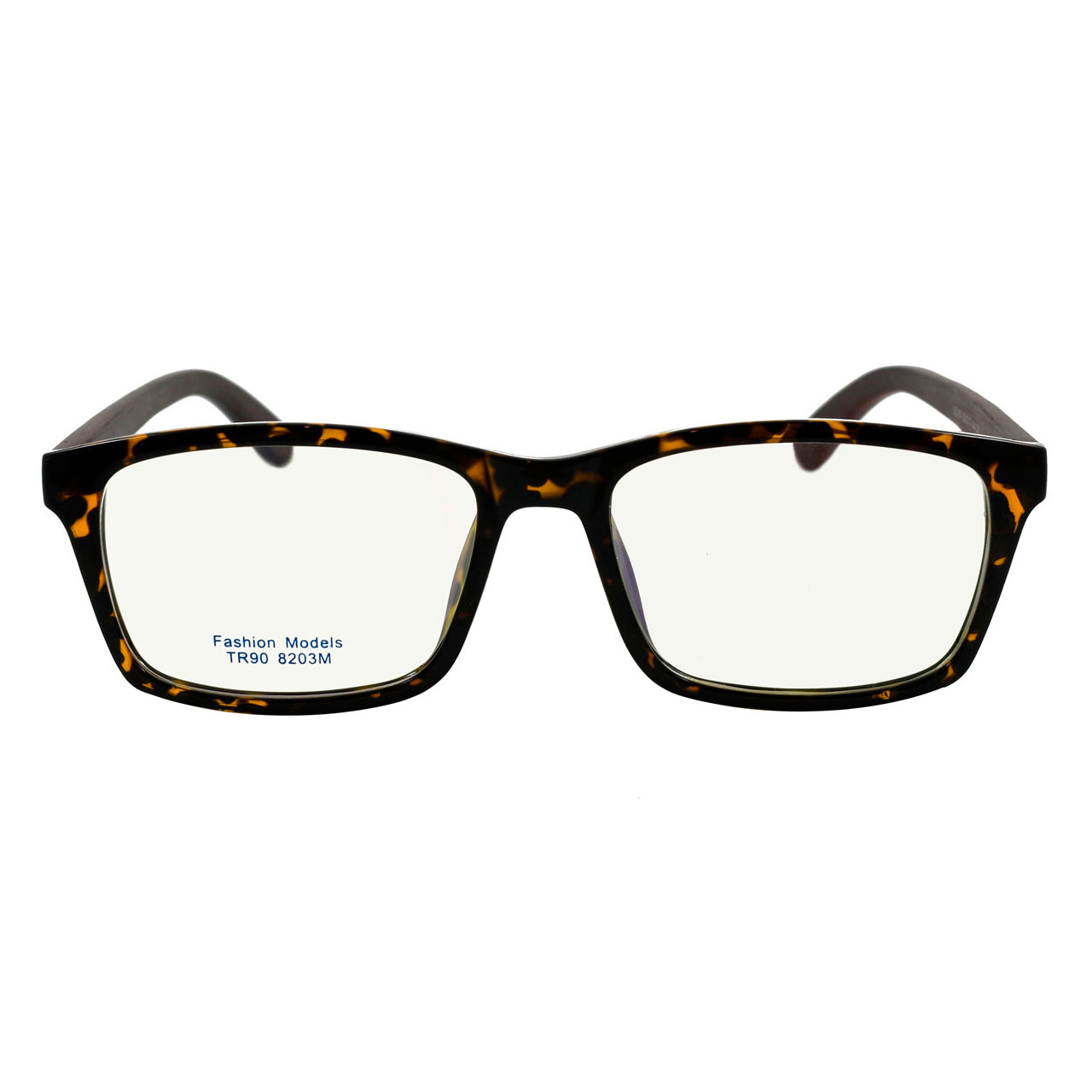 فریم عینک طبی مدل Tr90 Pure Wooden Leopard