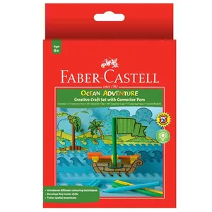 ماژیک رنگ آمیزی 12 رنگ فابر کاستل مدل Ocean Adventure