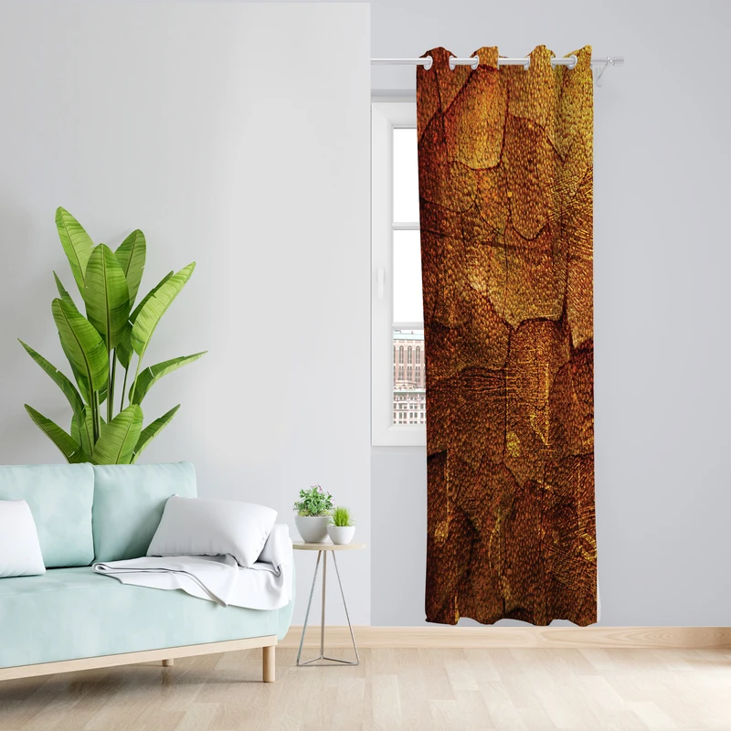 پرده طرح دار مدل مخمل پانچی کد 2625 z سایز 140x200 سانتی متر