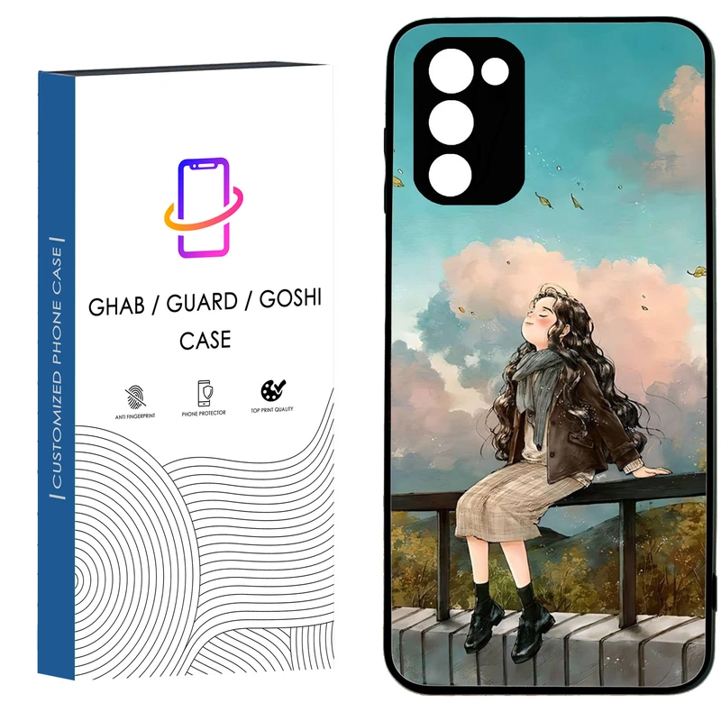 کاور قاب گارد گوشی طرح دخترانه کد 32 - TPU مناسب برای گوشی موبایل سامسونگ Galaxy A02S