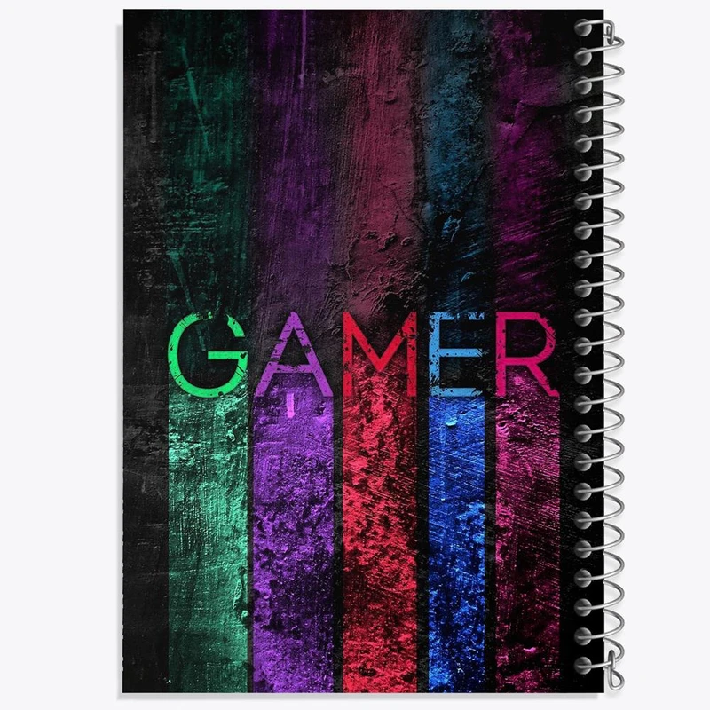 دفتر مشق 100 برگ خندالو طرح گیمر Gamer کد 3881