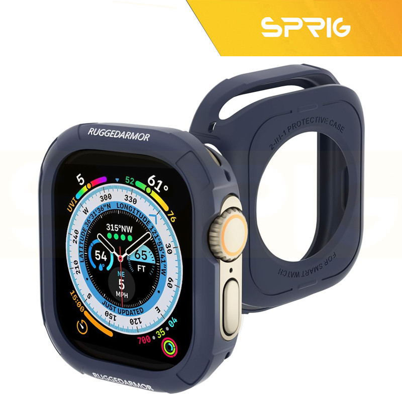 کاور اسپریگ مدل Rugged Armor مناسب برای اپل واچ Ultra / Ultra 2 49mm