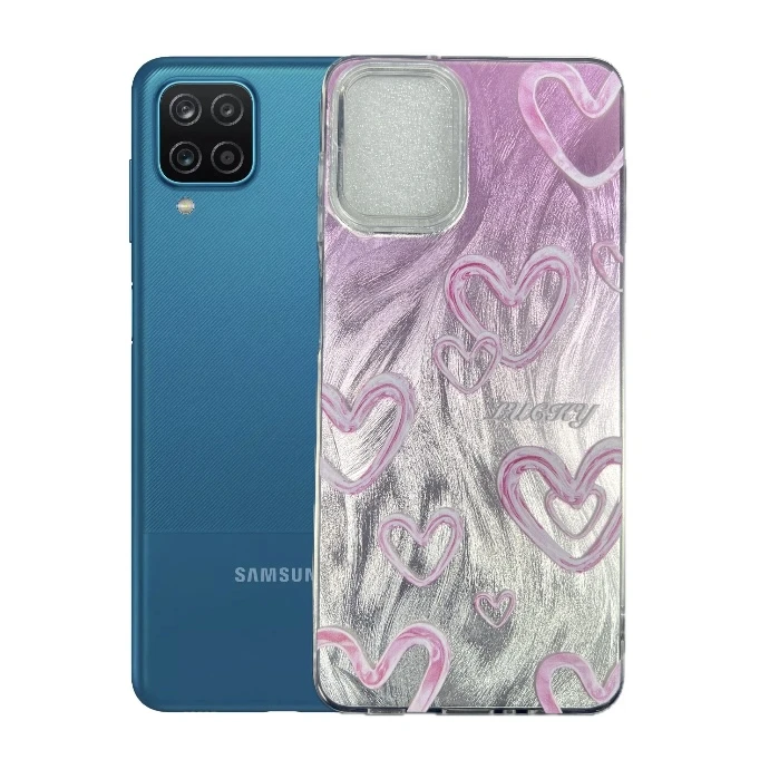 کاور طرح قلب عاشقانه مناسب برای گوشی موبایل سامسونگ Galaxy A12