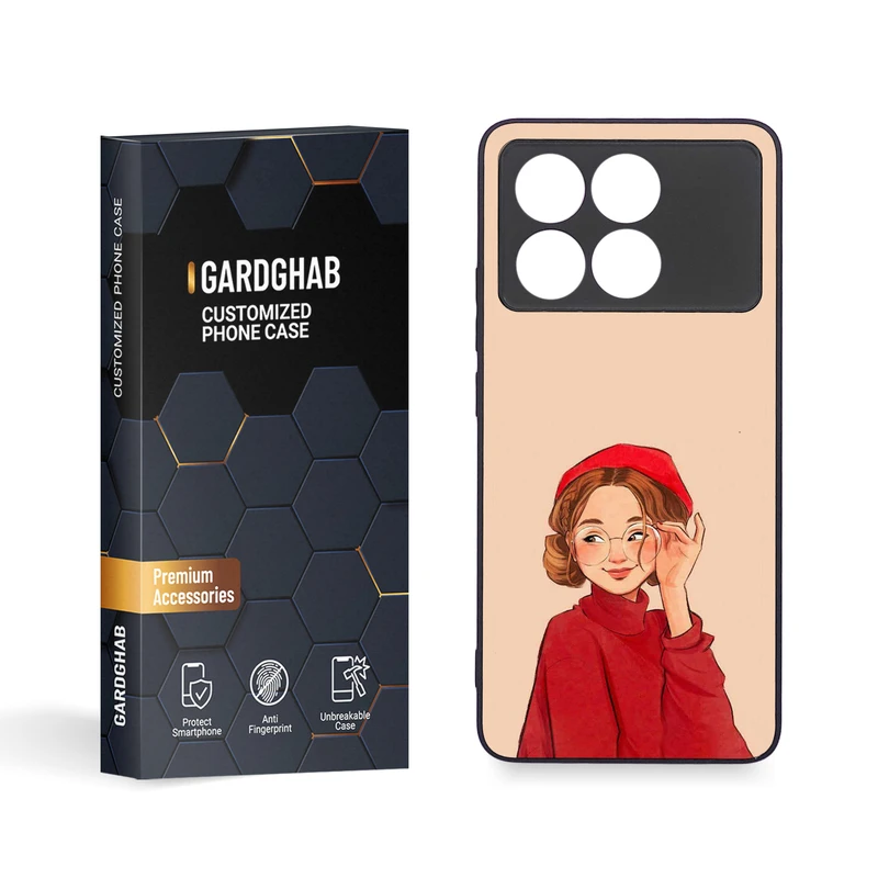 کاور گارد قاب مدل دخترانه مناسب برای گوشی موبایل شیائومی Poco X6 Pro 5G 