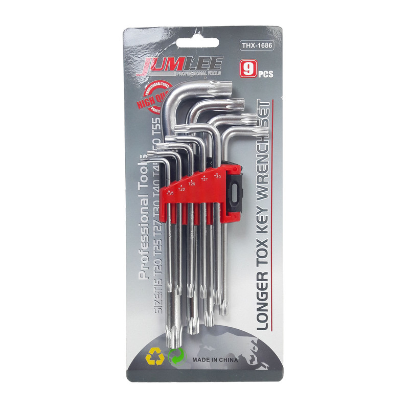 مجموعه 9 عددی آچار آلن ستاره ای جاملی مدل J8 مجموعه 9 عددی آچار آلن ستاره ای جاملی مدل J8