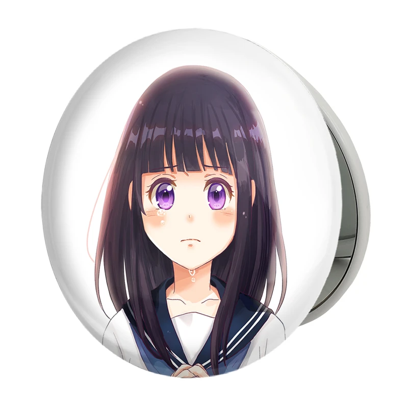 آینه جیبی خندالو طرح چیتاندا انیمه هیوکا Hyouka مدل تاشو کد 17046 