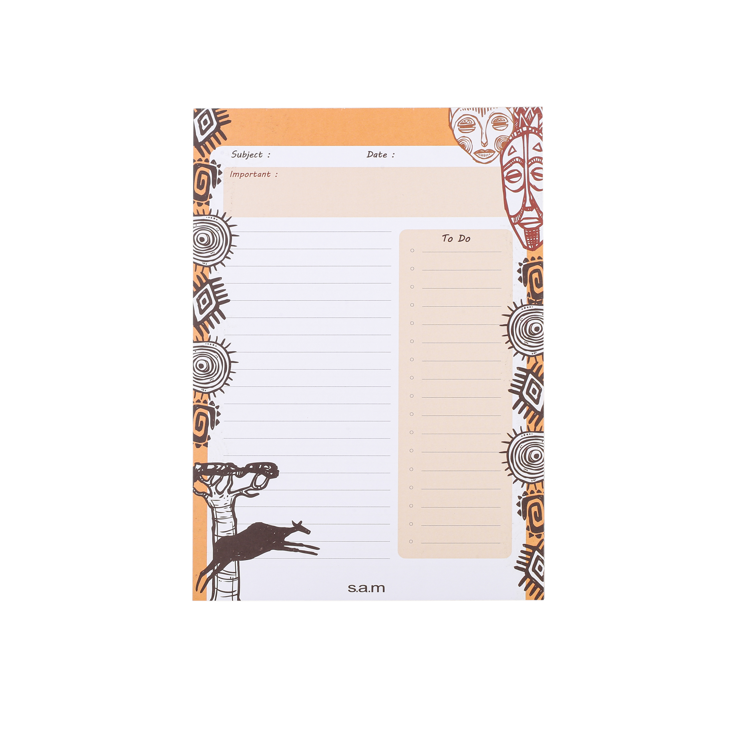 کاغذ یادداشت 50 برگ سم مدل یادآور کد 581 بسته 50 عددی