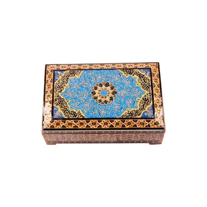 جعبه جواهرات خاتم کاری کد 01