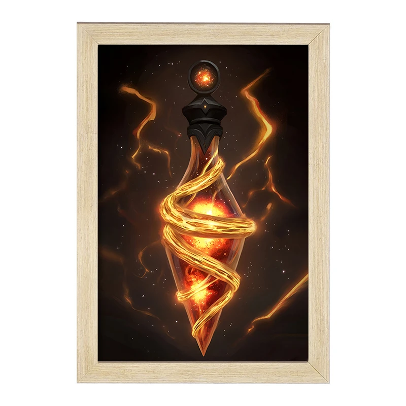 تابلو خندالو مدل معجون آتشین در بطری شیشه ای کد F10772