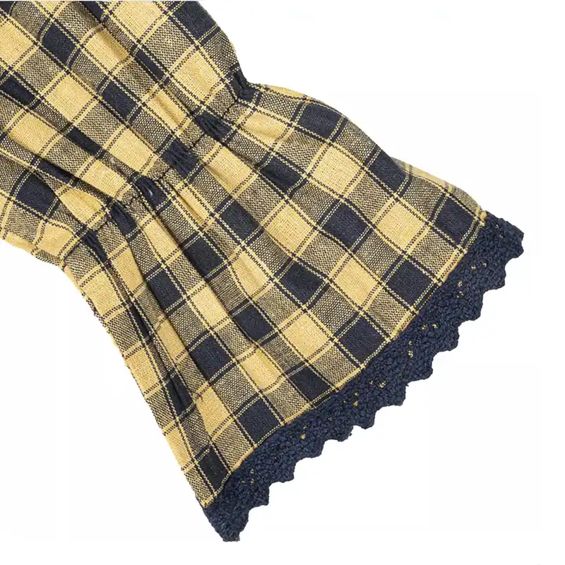 پیراهن دخترانه هیژا مد مدل 115 چهارخانه