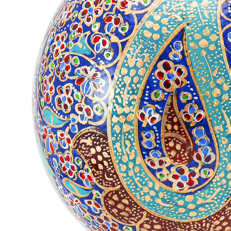 تخم شترمرغ تزیینی طرح یا مقلب القلوب کد 1412 تخم شترمرغ تزیینی طرح یا مقلب القلوب کد 1412