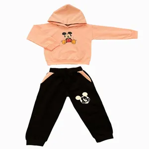 ست هودی و شلوار بچگانه مدل میکی موس کد 101