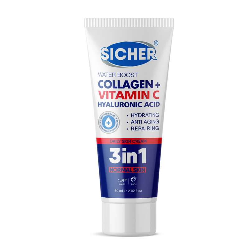 کرم آبرسان سیچر سری 3IN1 مدل VITAMIN C حجم 60 میلی لیتر