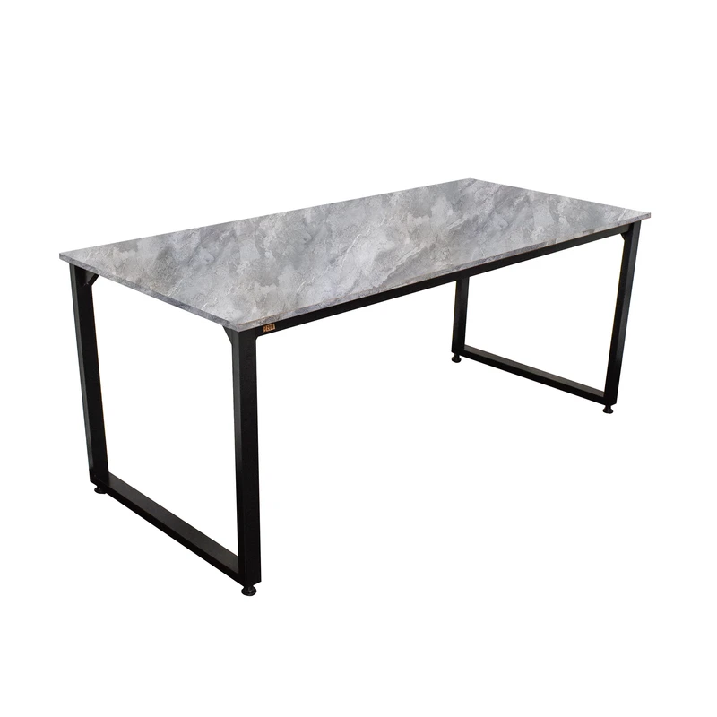 میز ناهارخوری شش نفره دیزم مدل مونتاژی LNC_asm_150×90_GR