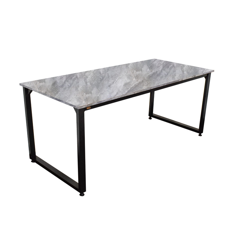 میز ناهارخوری شش نفره دیزم مدل مونتاژی LNC_asm_150×90_GR