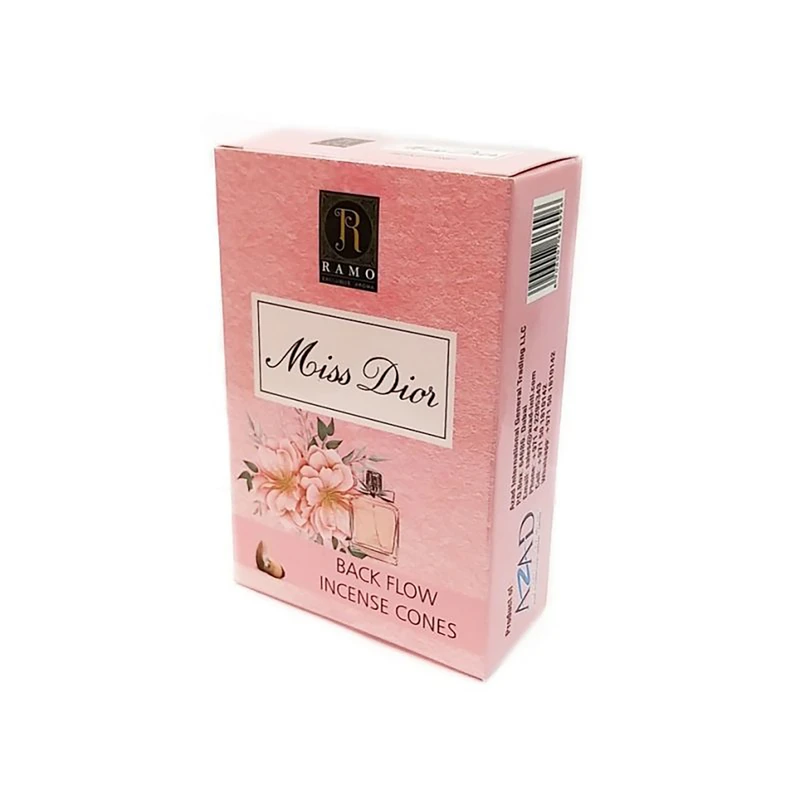 عود رامو مدل آبشاری طرح Miss Dior بسته 10 عددی
