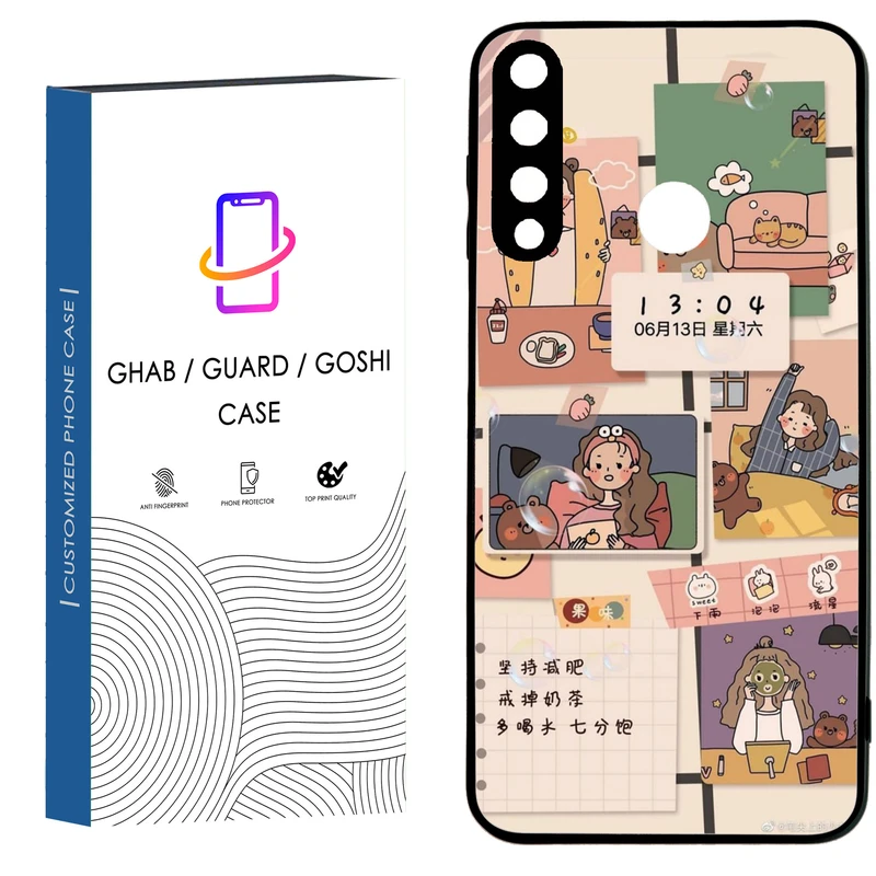 کاور قاب گارد گوشی طرح  دخترانه کد 18 - TPU مناسب برای گوشی موبایل         هوآوی Y6P