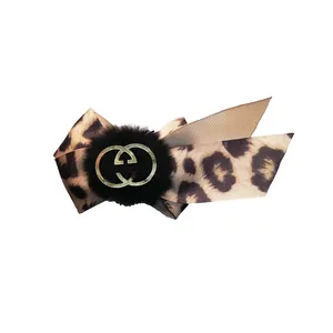 گیره مو دخترانه طرح پلنگی کد 01