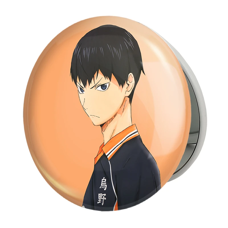 آینه جیبی خندالو طرح کاگیاما انیمه هایکیو Haikyu مدل تاشو کد 17795 