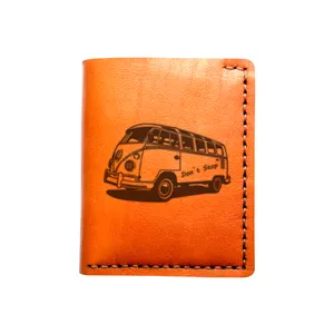 کیف پول چرم مردانه نورا طرح ماشین