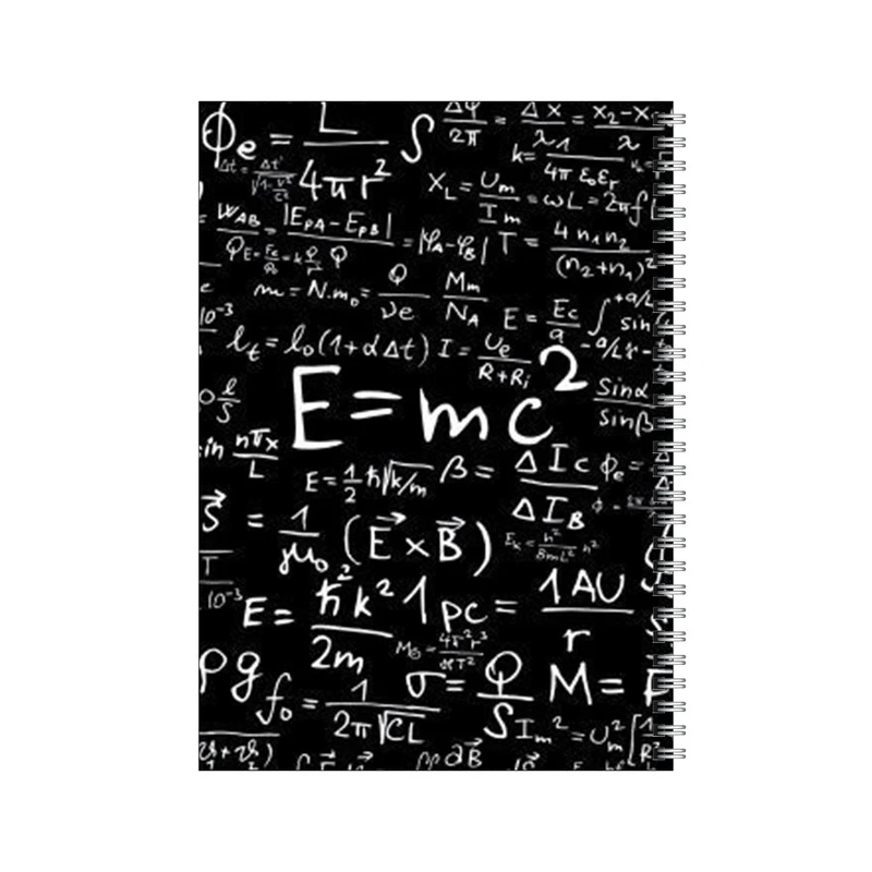 دفتر مشق 80 برگ بامبیلیپ طرح فیزیک و قانون نسبیت انیشتین کد 6481134