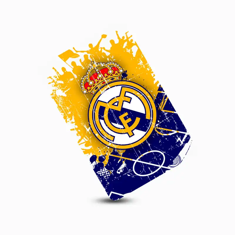 استیکر کارت پیکسل میکسل مدل فوتبالی رئال مادرید