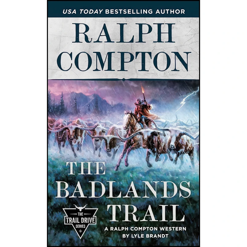 کتاب Ralph Compton The Badlands Trail  اثر Lyle Brandt and Ralph Compton انتشارات Berkley