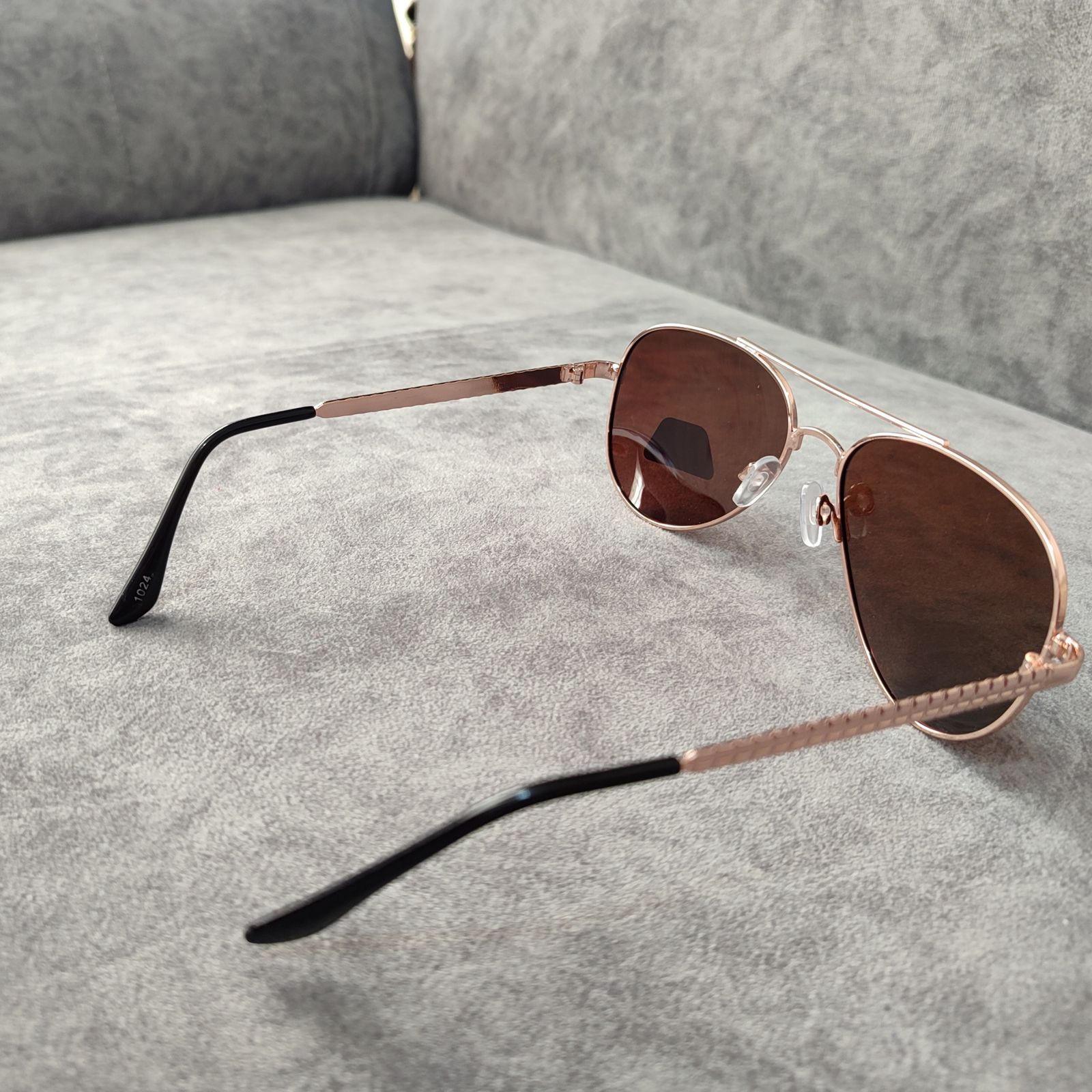 عینک آفتابی مدل خلبانی پلاریزه کد 0165 UV400  -  - 4