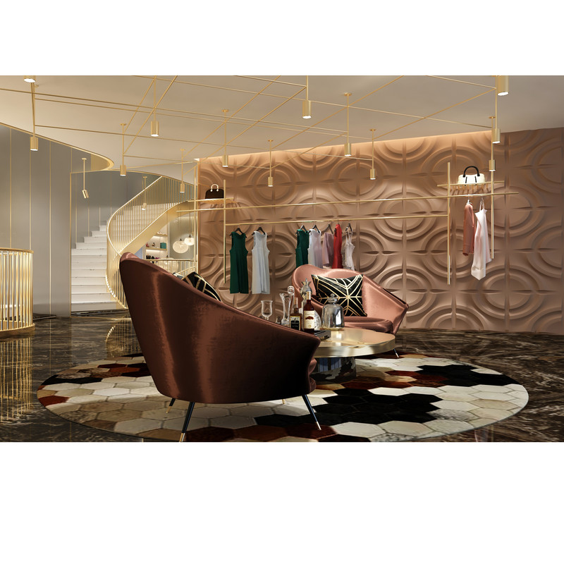 دیوارپوش مدل سه بعدی طرح کمان بسته 12 عددی