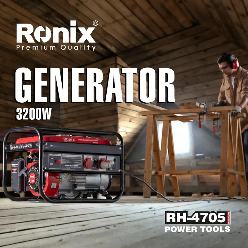 موتور برق بنزینی رونیکس مدل 4705 موتور برق بنزینی رونیکس مدل 4705