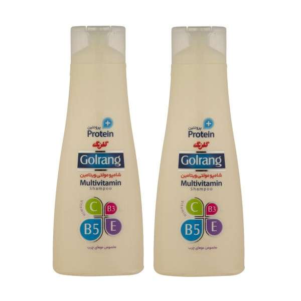 شامپو مو گلرنگ مدل Plus Protein حجم 400 میلی لیتر مجموعه 2 عددی