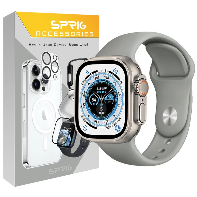 بند اسپریگ مدل Silicone مناسب برای ساعت هوشمند ویرفیت T93 Ultra Max / T94 Ultra Max / T89 Ultra / T99 Ultra Max